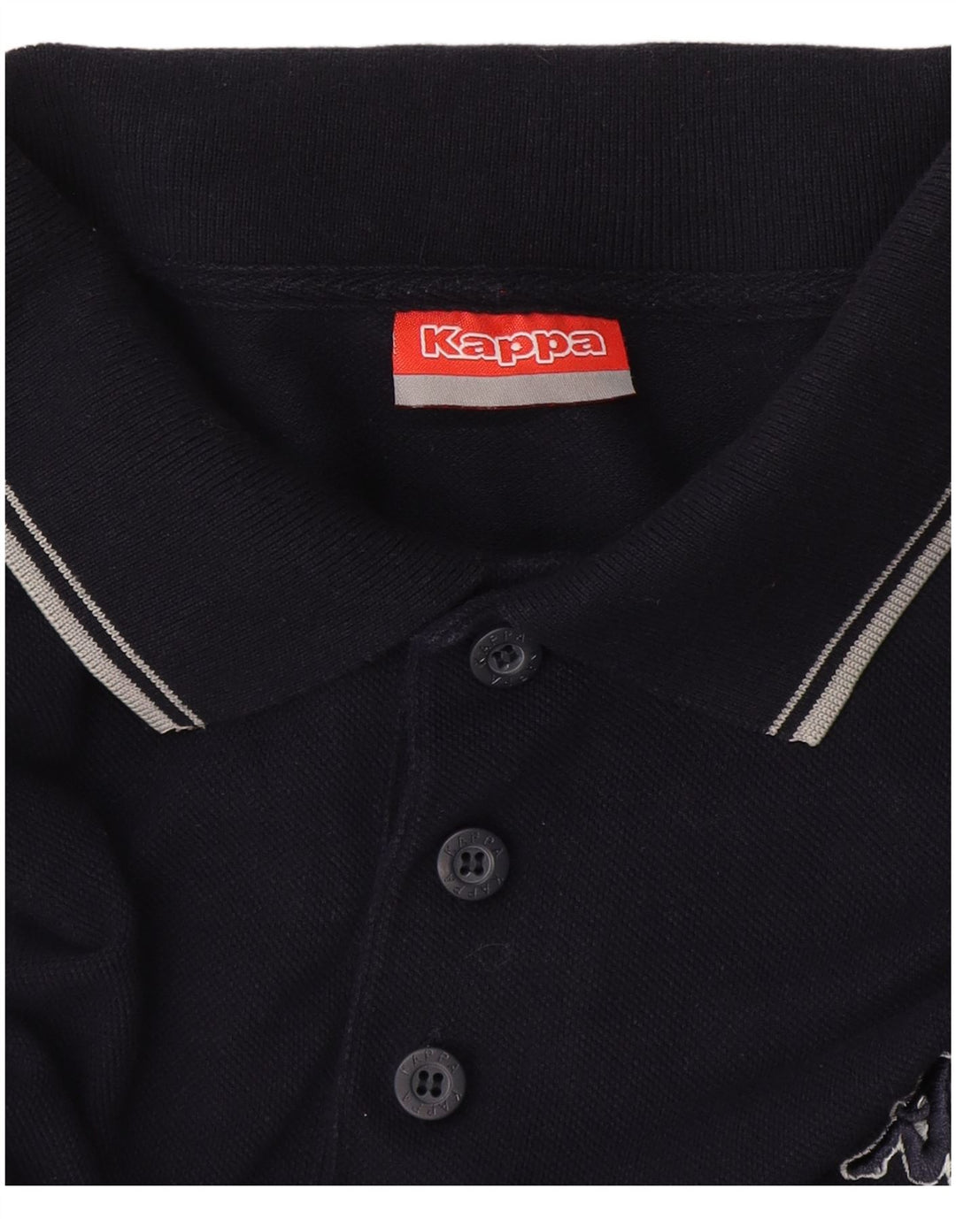 Kappa høj poloskjorte til mænd XL marineblå