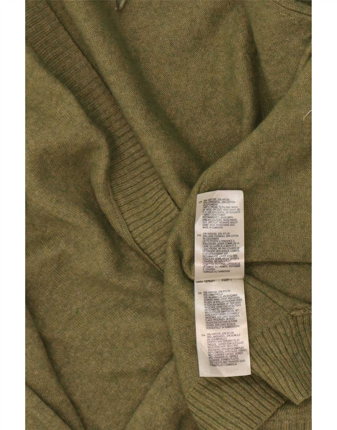 White Stuff Womens Crop Open Cardigan Sweater UK 12 Medium Green Viscose