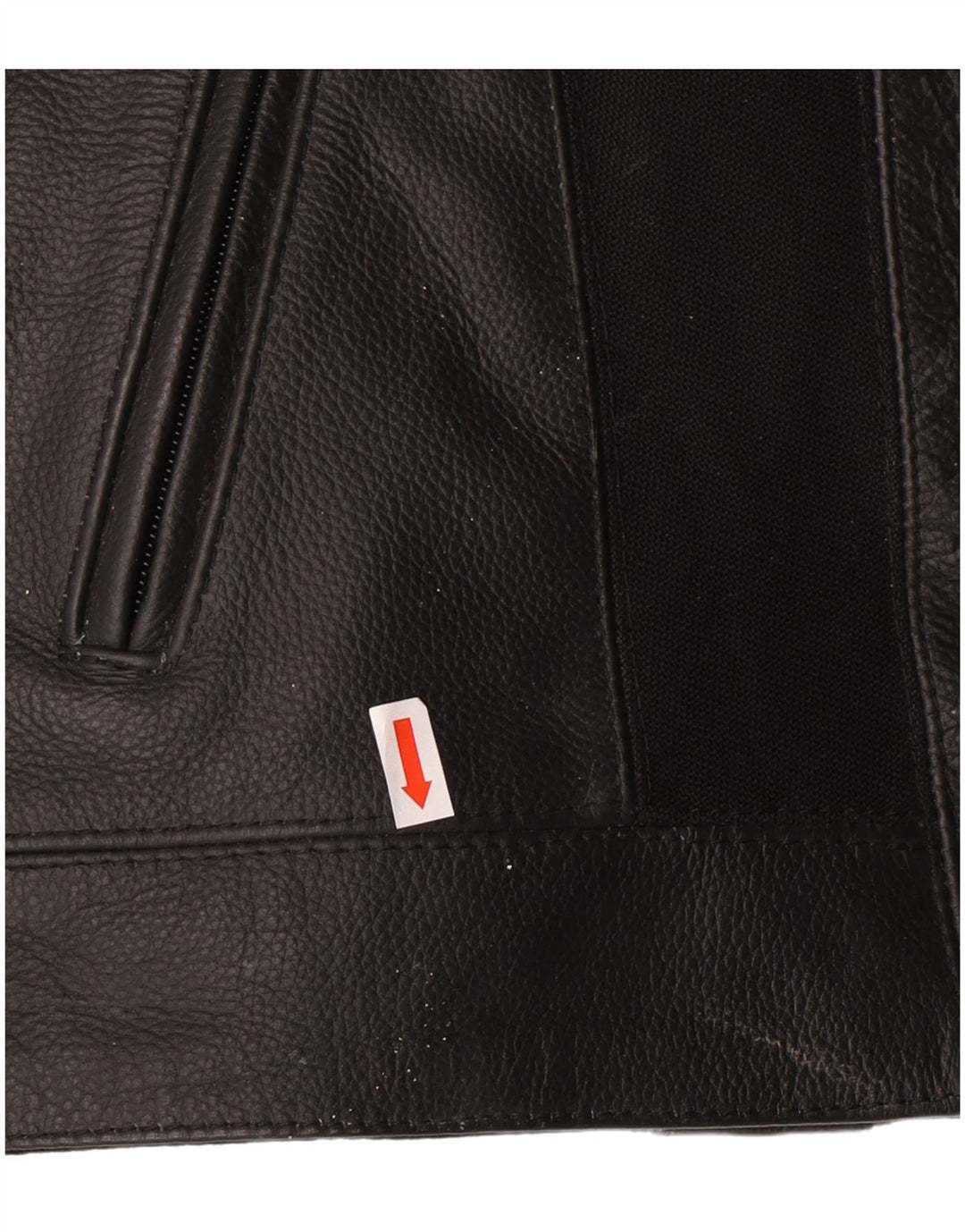 LEWIS dame bikerjakke i læder UK 18 XL sort læder