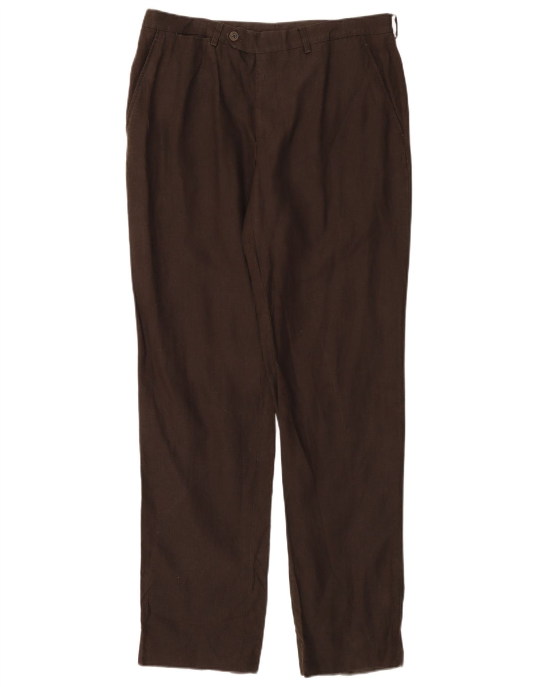 MASSIMO DUTTI Lige Chinobukser til kvinder EU 44 Large W34 L30 Brun