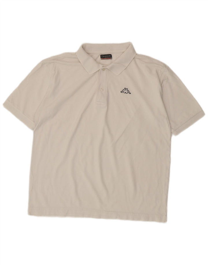 Kappa Polo Shirt til mænd 2XL Hvid