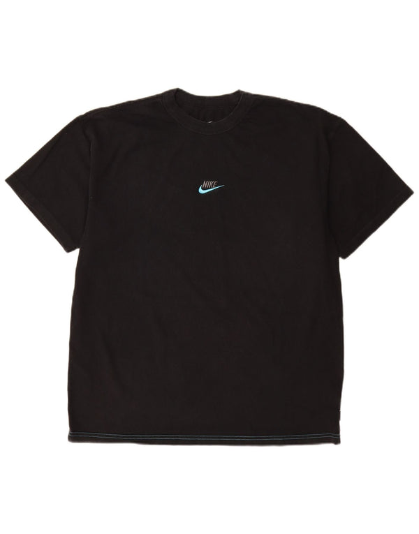 Nike T-shirt top mellem sort bomuld til mænd