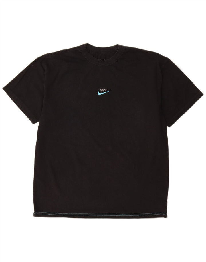 Nike T-shirt top mellem sort bomuld til mænd