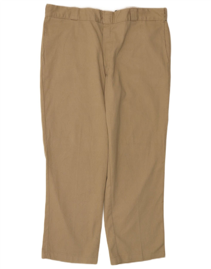 Dickies Straight Chino Bukser til mænd W40 L30 Beige Polyester