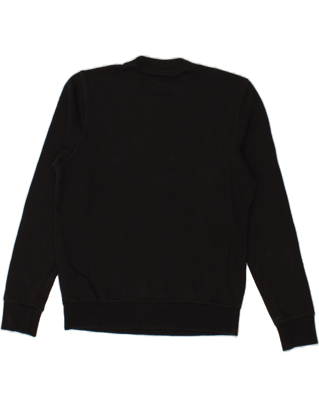 REEBOK Womens Sweatshirt Jumper UK 8/10 Small Black Cotton Vintage Reebok and Second-Hand Reebok from Messina Hembry 