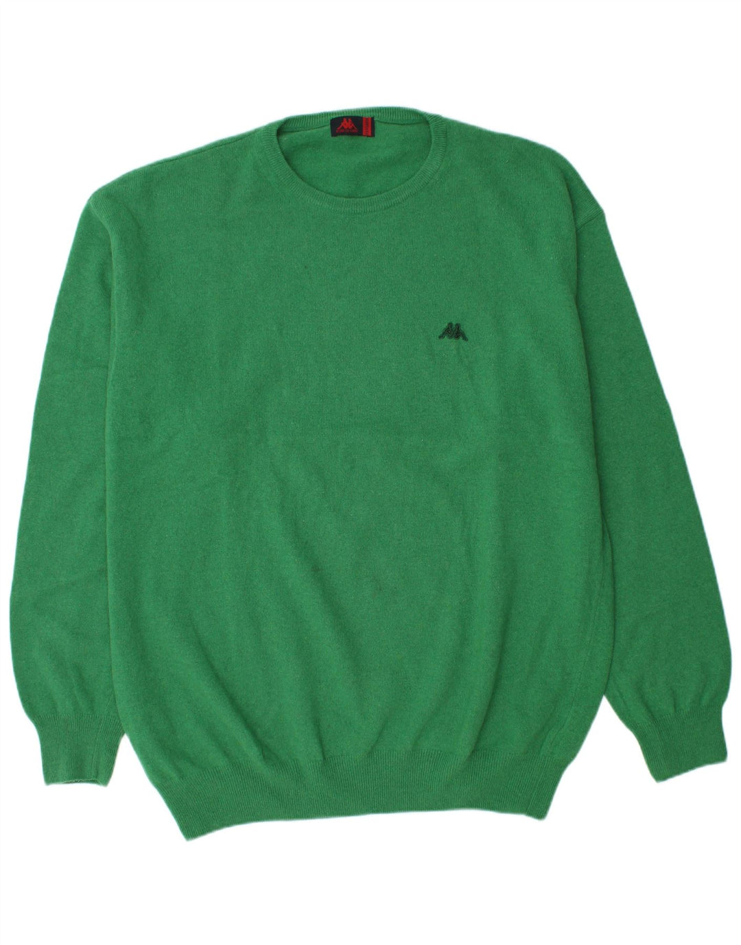 Kappa Herre Crew Neck Jumper Sweater 3XL Grøn lammeuld