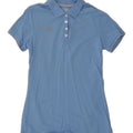 KAPPA Womens Polo Shirt UK 12 Medium Blue Vintage Kappa and Second-Hand Kappa from Messina Hembry 