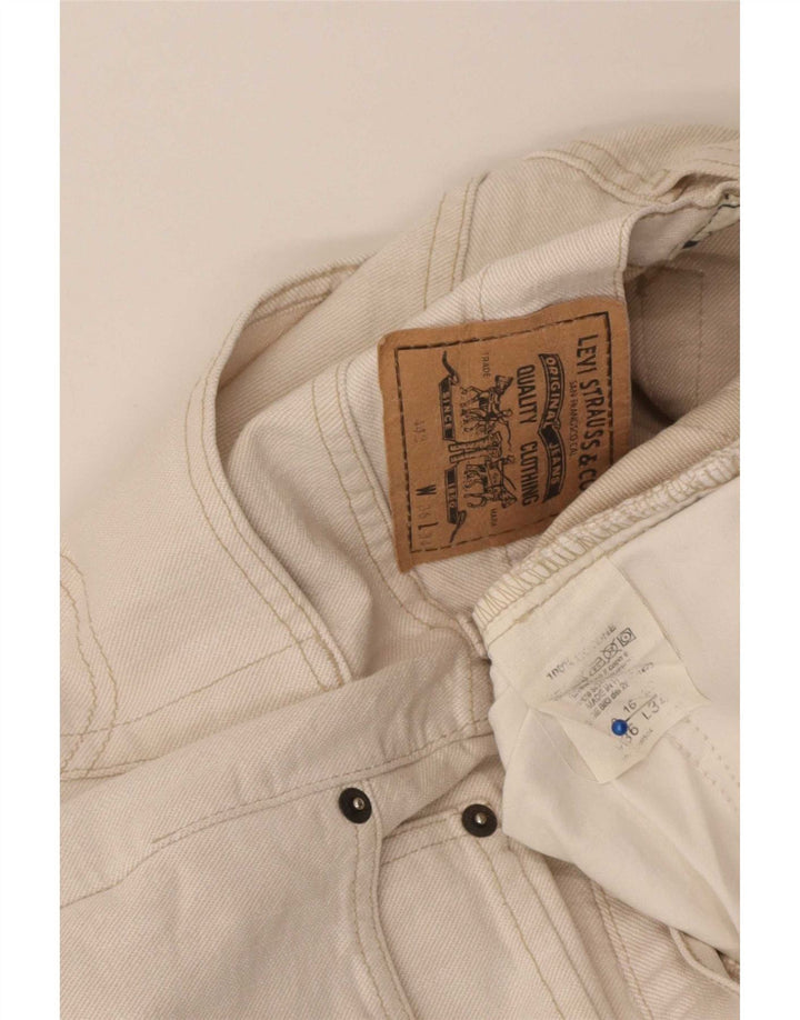 Levi's Straight Jeans til mænd W36 L34 Beige Bomuld