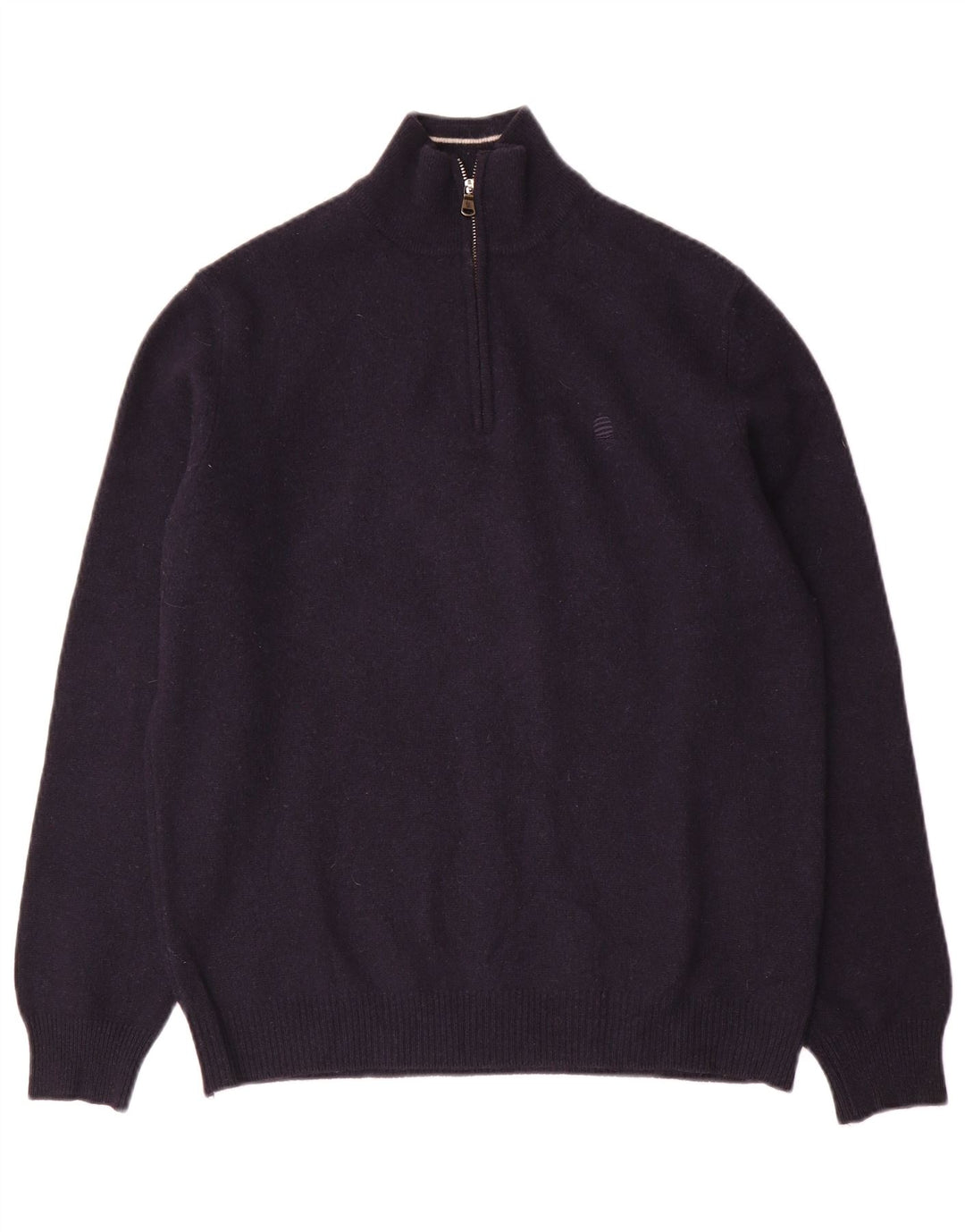 Marina Yachting Herre Zip Neck Jumper Sweater Large Navy Blue
