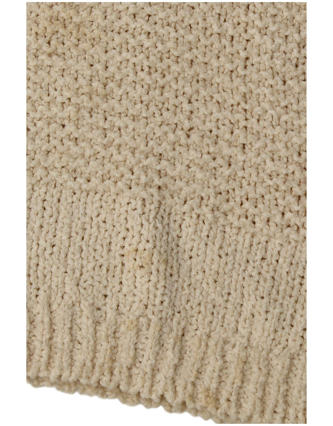 Topshop Dame Oversized Turtle Neck Sweater UK 8 Small Off White
