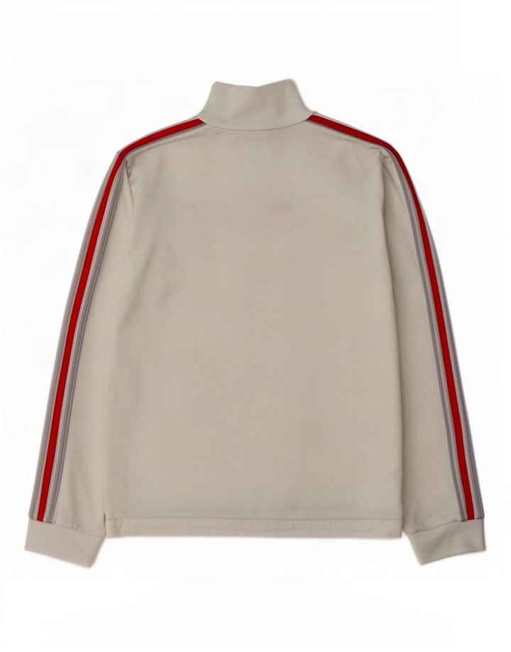 Adidas træningsdragt topjakke til kvinder UK 16 Stor hvid polyester