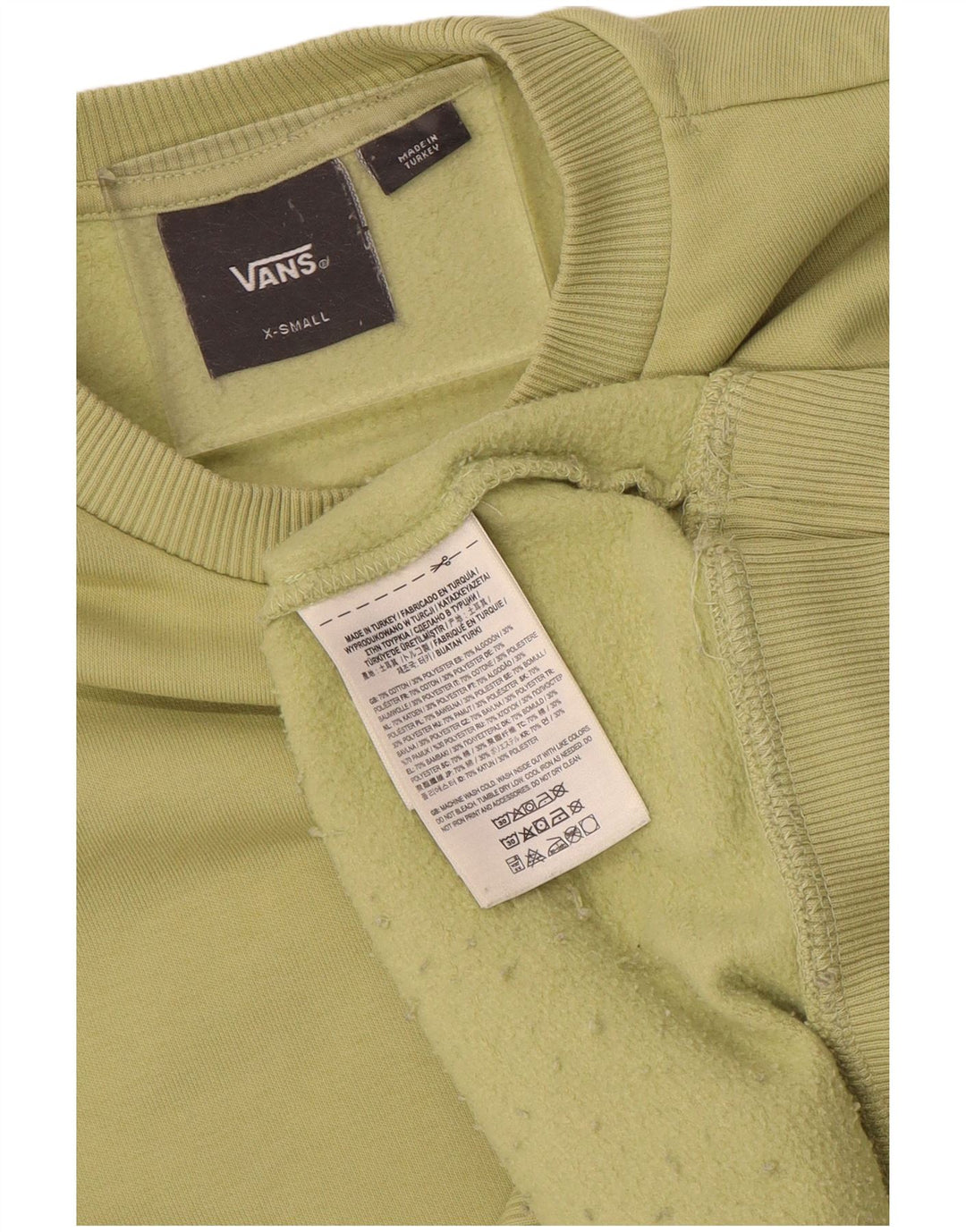 Vans Sweatshirt til mænd XS Grøn bomuld