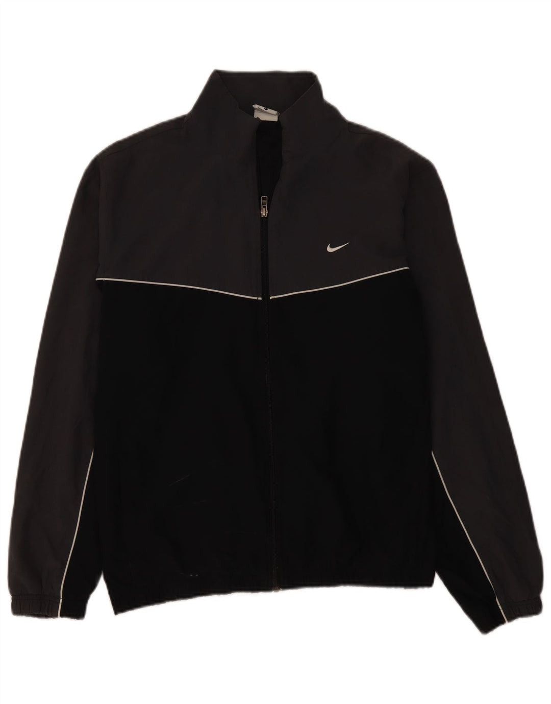 Nike træningsdragt til mænd, topjakke, stor grå farveblok polyester