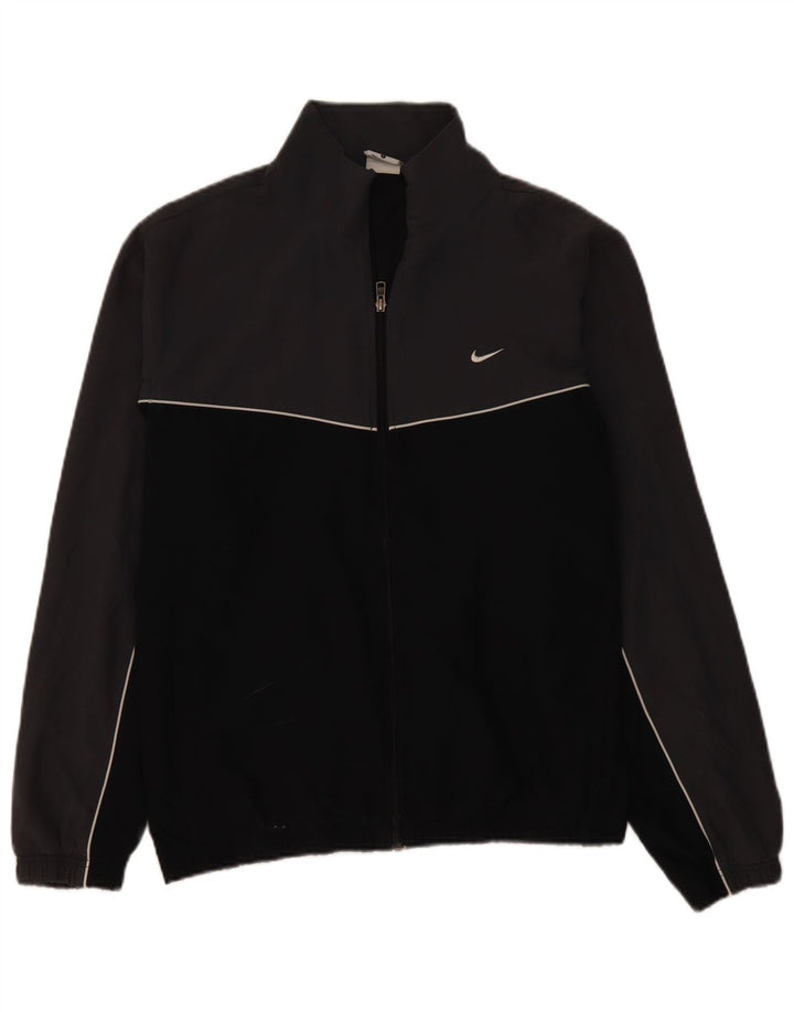 Nike træningsdragt til mænd, topjakke, stor grå farveblok polyester