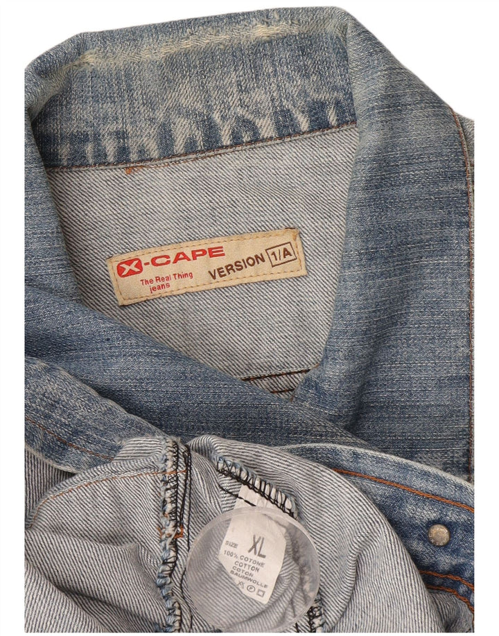 X-Cape Dame denimjakke UK 18 XL Blå Bomuld