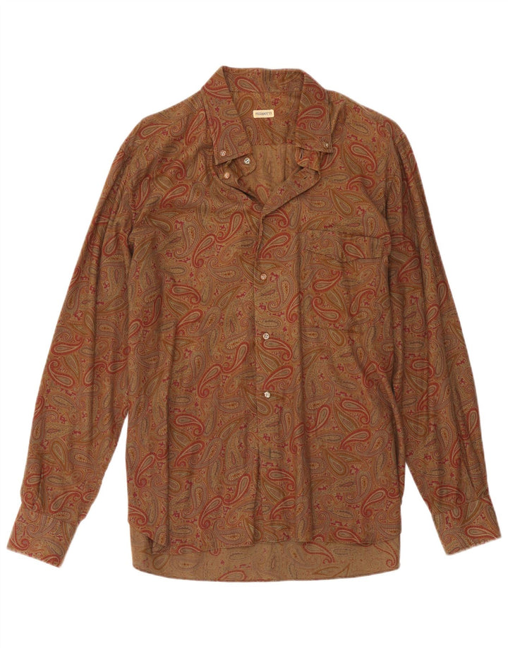 Pizzarotti Herreskjorte Medium Brun Paisley
