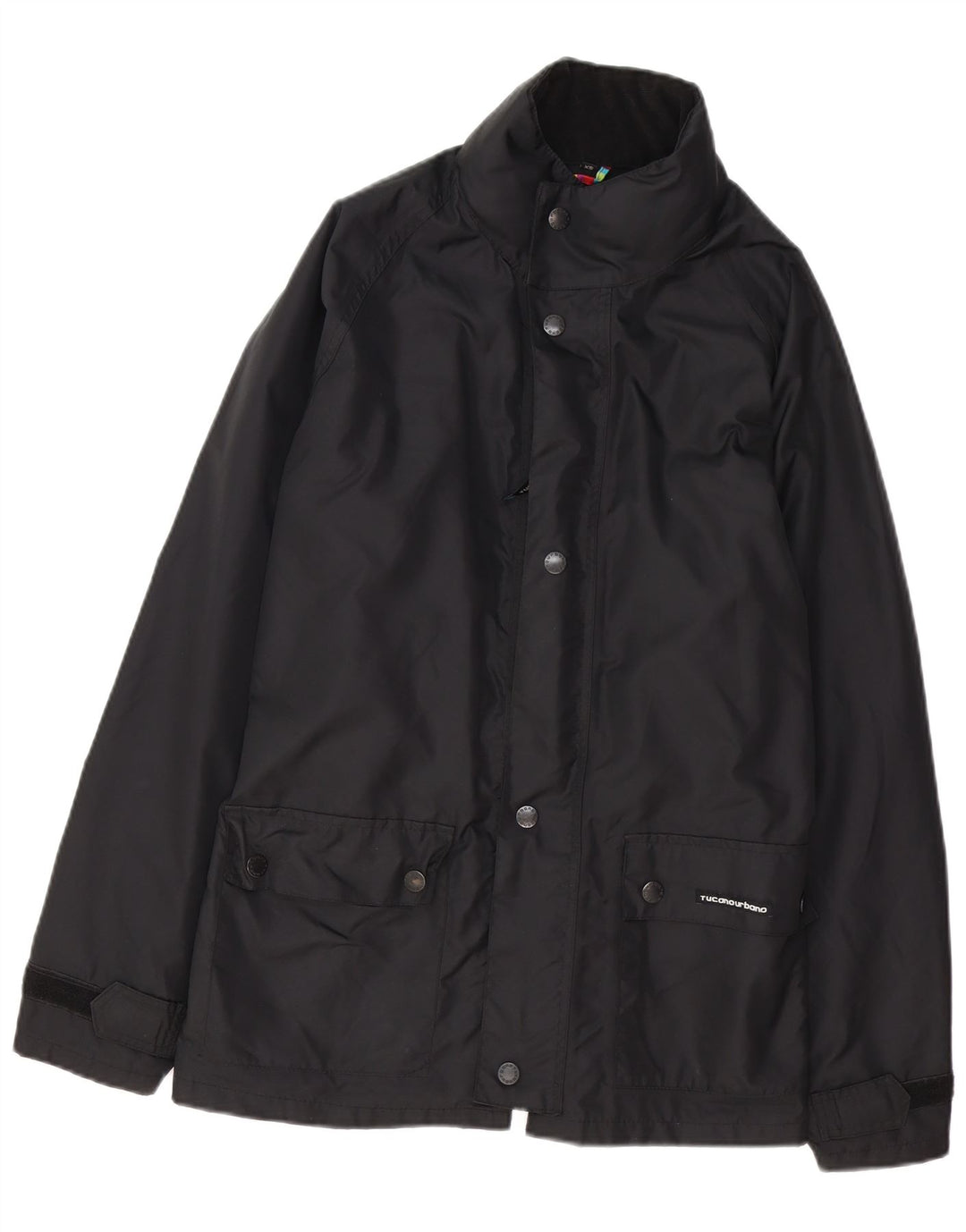 Tucano Urbano Herre Windbreaker Jacket UK 34 XS Sort Polyester
