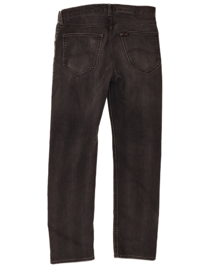 Lee Mens Daren Straight Jeans W31 L30 Grå Bomuld