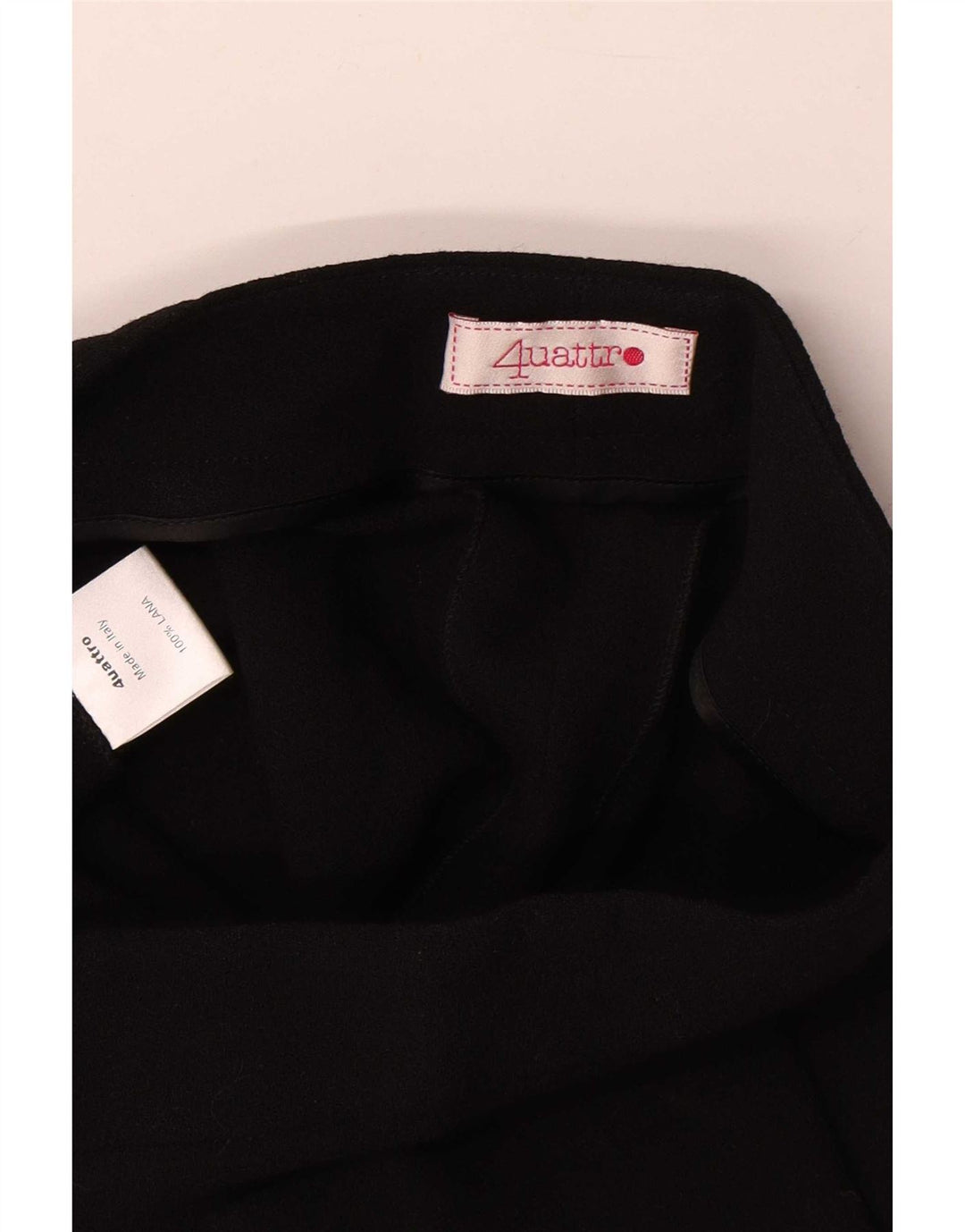 Vintage Dame Cropped Trousers W26 L23 Sort Uld