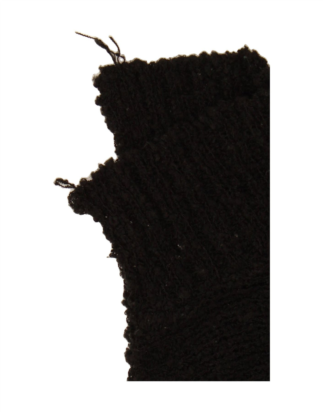 ZARA Womens Asymmetric Crew Neck Jumper Sweater UK 12 Medium Black Acrylic Vintage Zara and Second-Hand Zara from Messina Hembry 