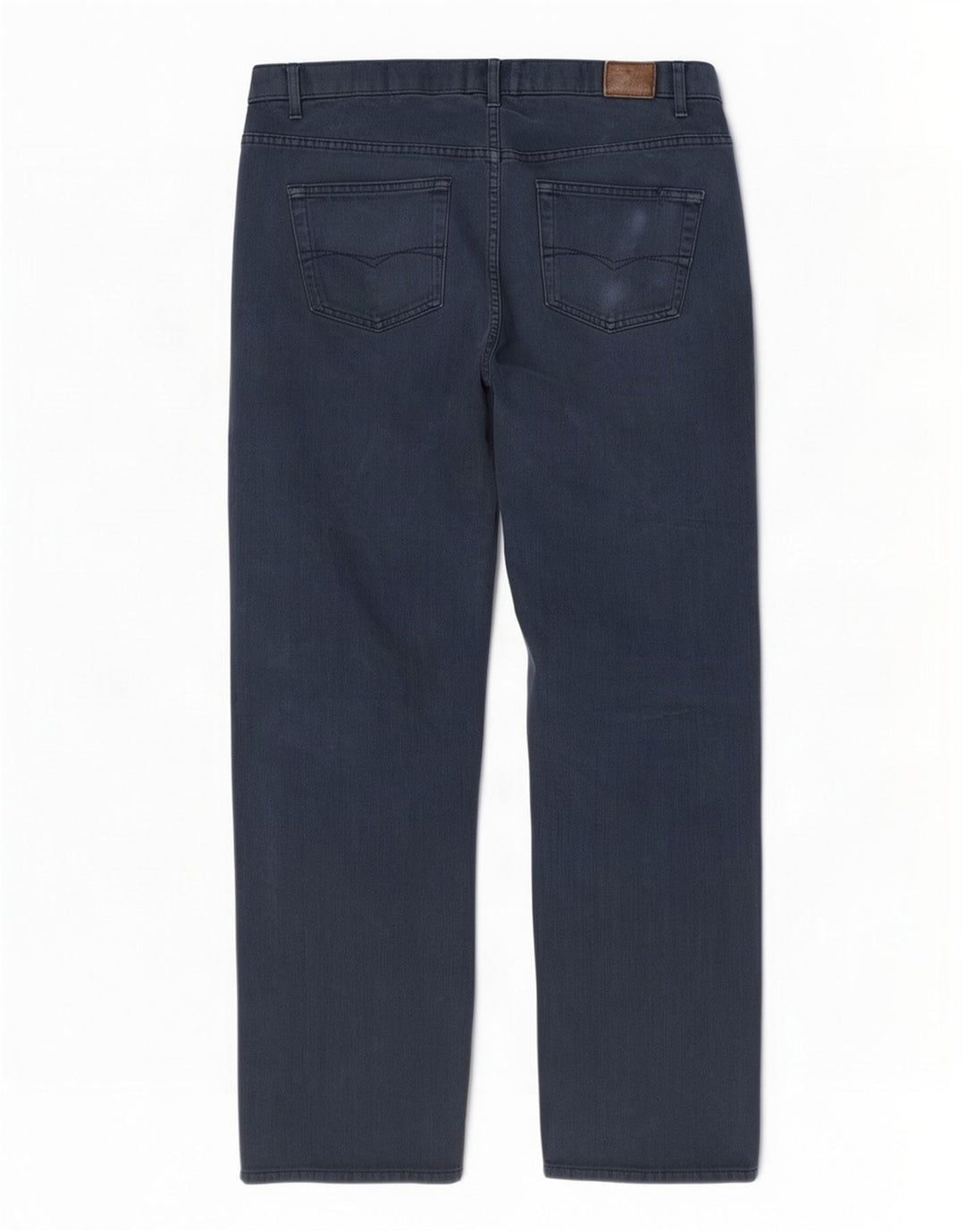 Marks & Spencer Herre Blue Harbor Straight Jeans W34 L31 Navy bomuld