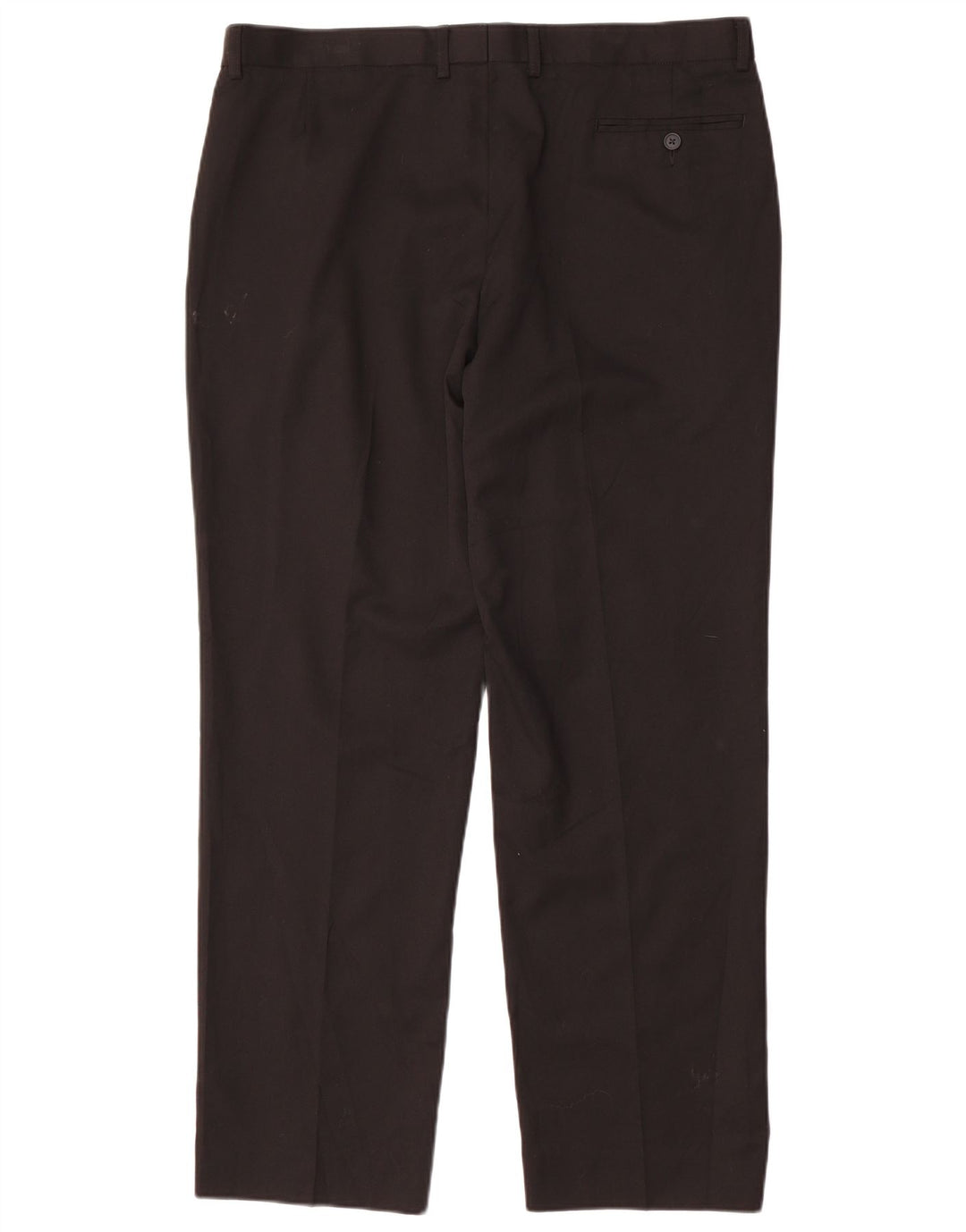 Marks & Spencer Herre Regular Fit Chinobukser W38 L31 Sort polyester