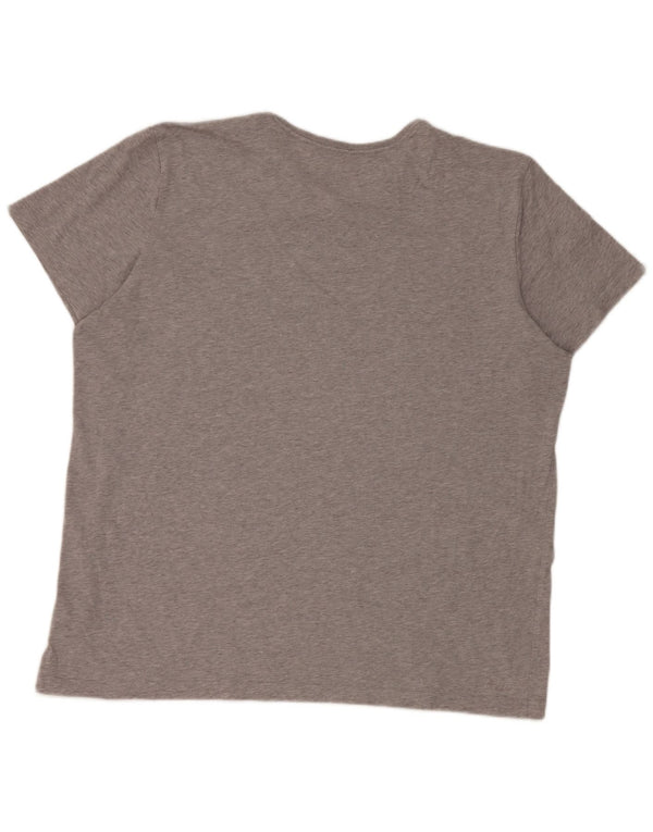 Adidas Herre Grafisk T-Shirt Top 2XL Grå Bomuld