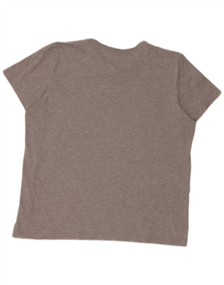 Adidas Herre Grafisk T-Shirt Top 2XL Grå Bomuld