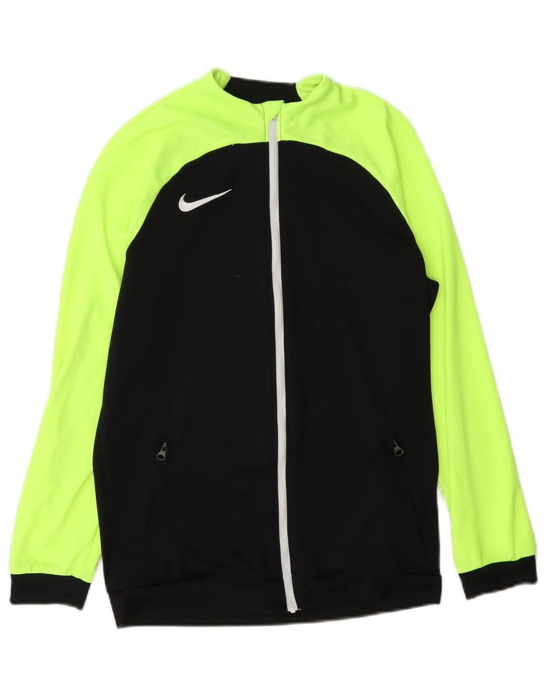 Nike drenge Dri Fit træningsdragt topjakke 12-13 år Stor sort farveblok