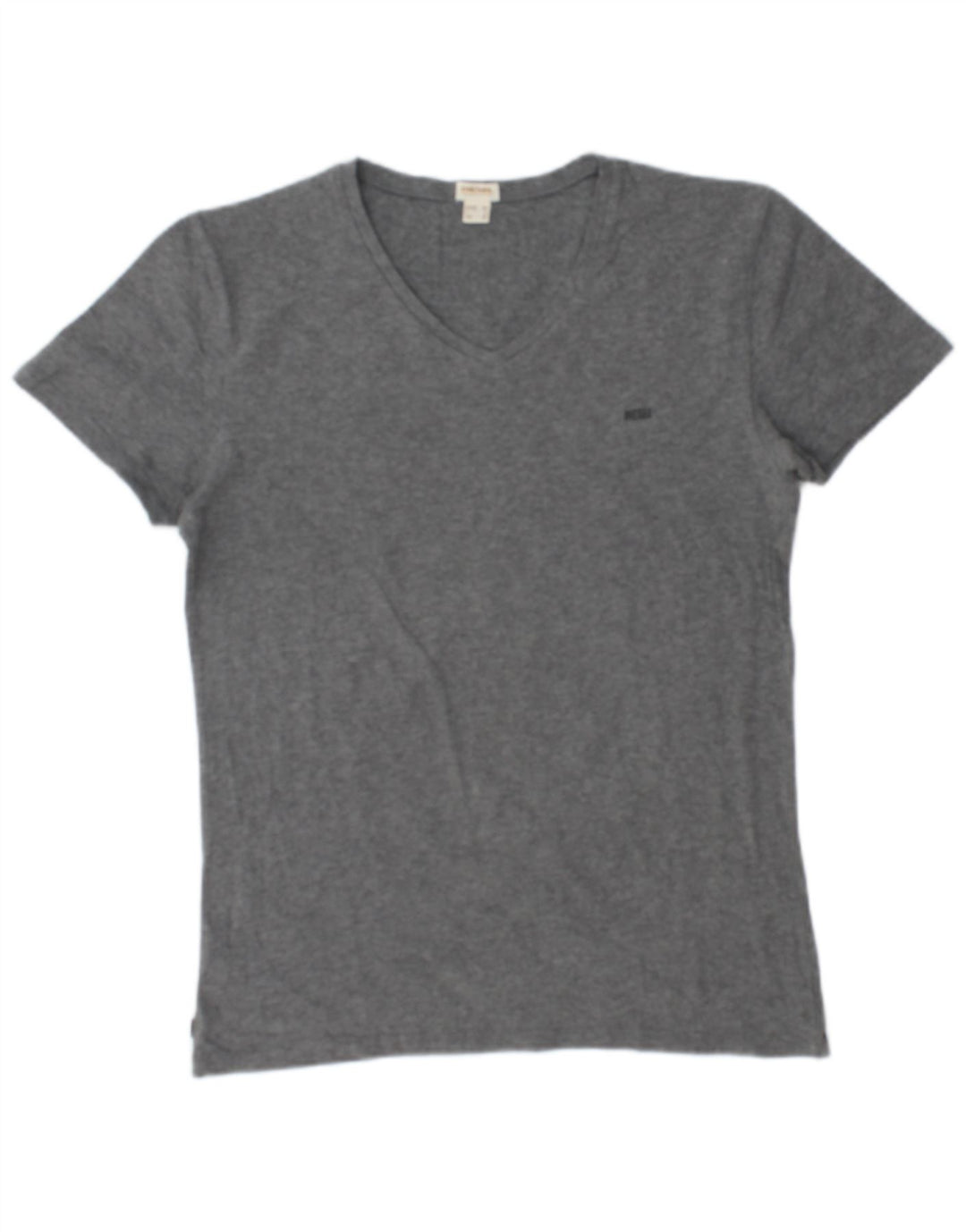 DIESEL Dame T-Shirt Top UK 12 Medium Grå