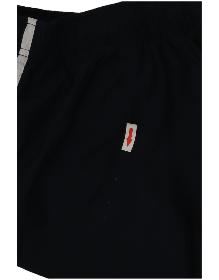 Nike Dame Dri Fit Sport Shorts UK 8 Small Navy Blue Polyester