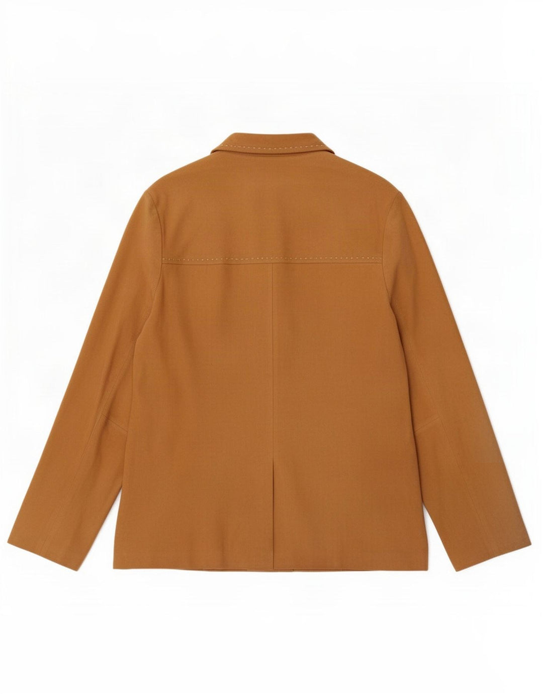 Les Marees Dame Ruskindsjakke IT 44 Medium Beige Læder