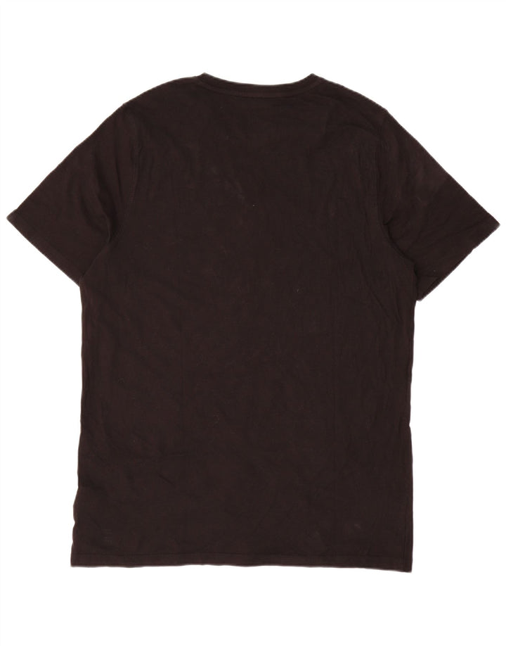 Puma Herre Grafisk T-Shirt Top Stor Sort Bomuld