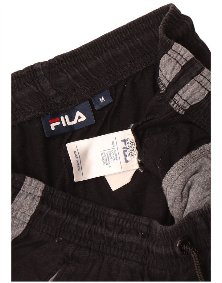 Fila Herre Sportshorts Medium Sort Colourblock Bomuld