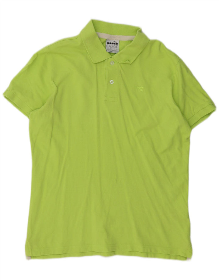 Diadora herre poloshirt mellemgrøn bomuld