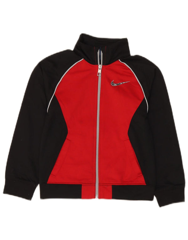 Nike Træningsdragt Topjakke til drenge 5-6 år Sort Colourblock Polyester