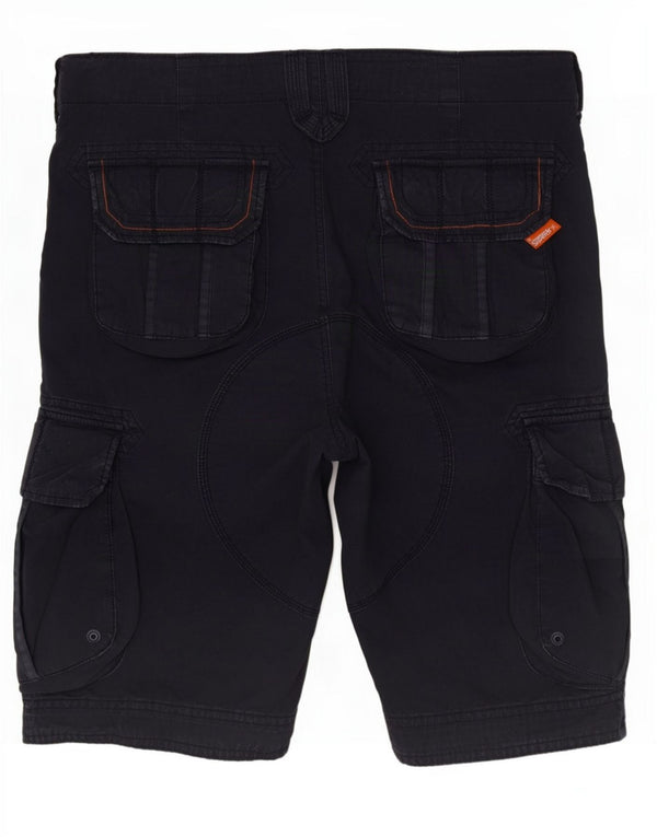Superdry Herre Cargo Shorts Medium W32 Marineblå Bomuld