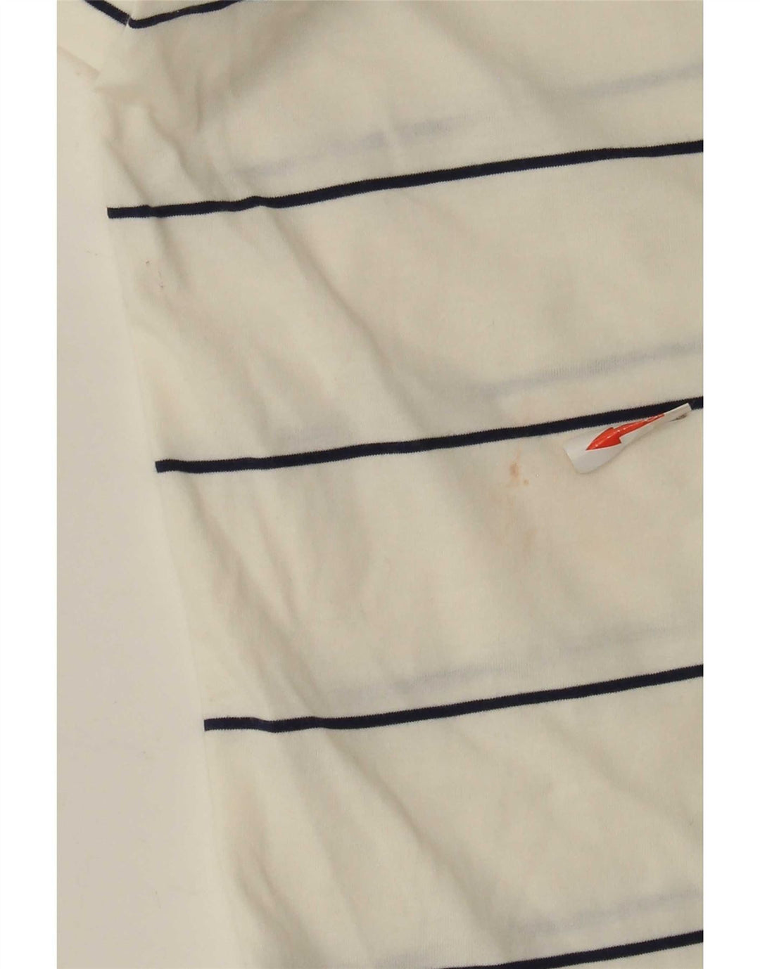 Nike herre Regular Fit Polo Shirt 2XL hvid stribet bomuld