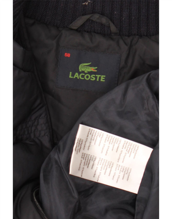 Lacoste Herre Polstret Gilet IT 58 3XL Navy Blue Polyester