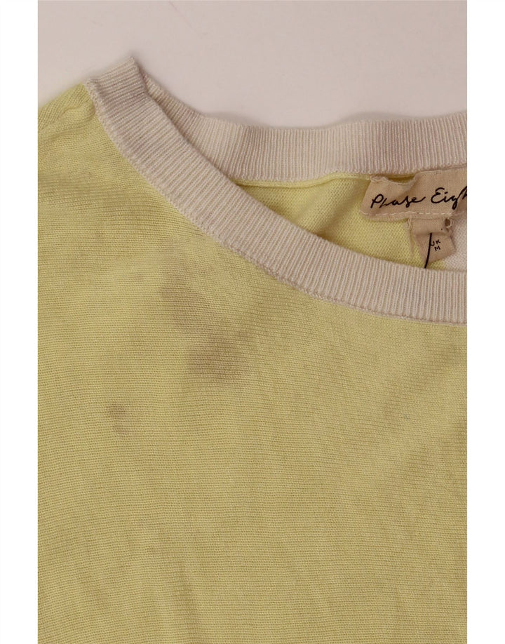 FASE otte Dame Boat Neck Jumper Sweater UK 14 Medium Flerfarvet