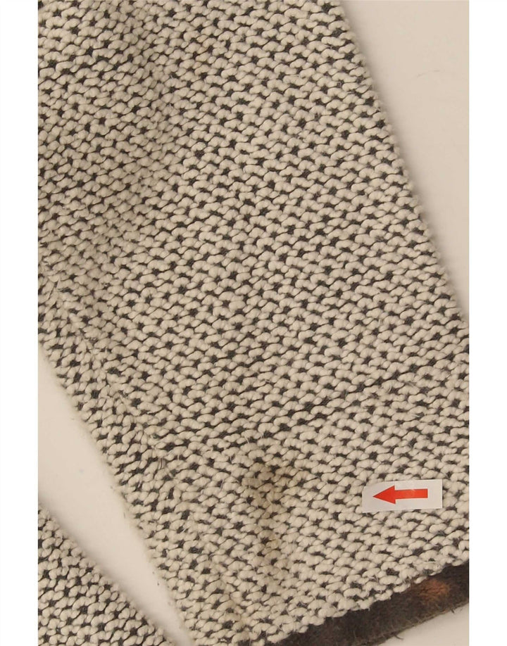 Weird Fish Herre Zip Neck Sweatshirt Jumper Stor Grå Bomuld