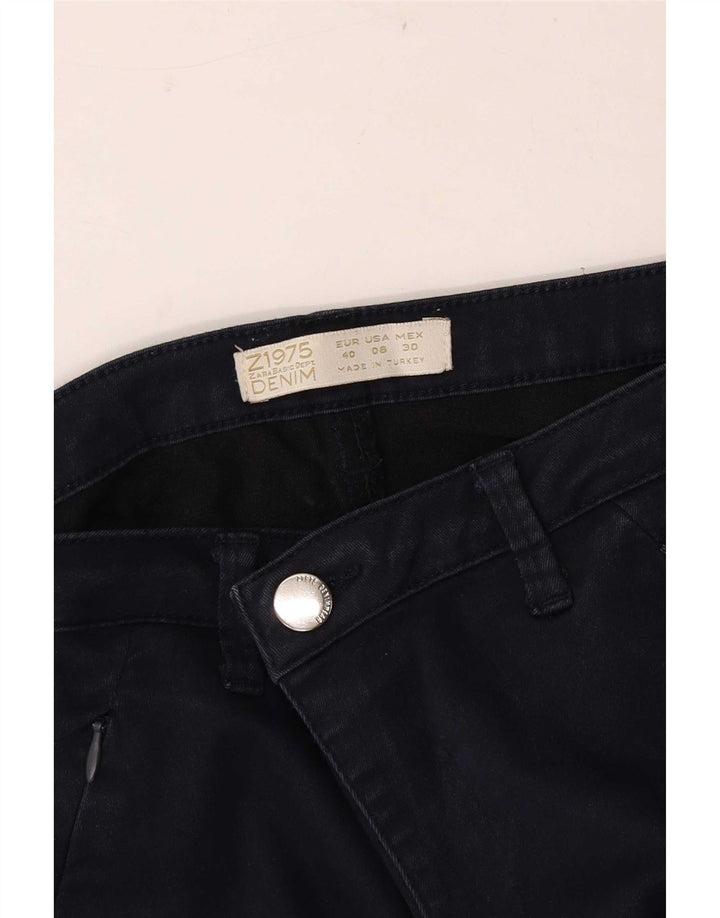 Zara Dame Slim Jeans EU 40 Medium W30 L28 Navy Blue