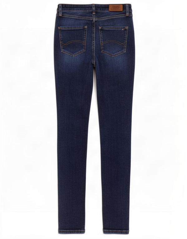Tommy Hilfiger Dame High Rise Skinny Jeans W25 L31 Blue Cotton