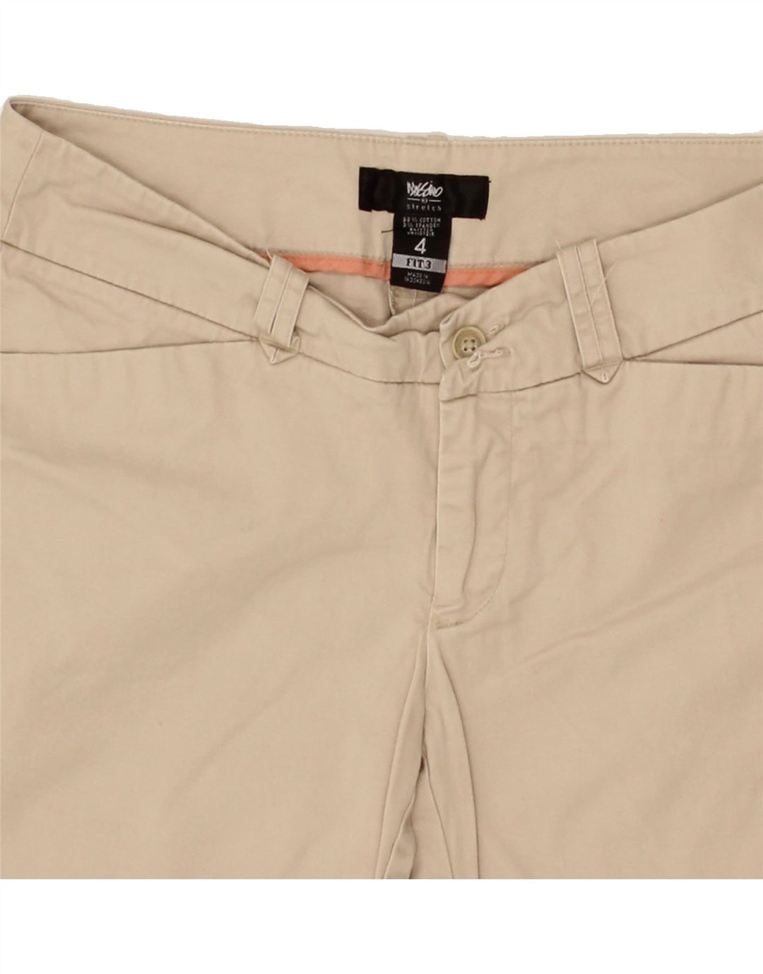 MOSSIMO Womens Casual Shorts US 4 Small W30 Beige Cotton Vintage Mossimo and Second-Hand Mossimo from Messina Hembry 