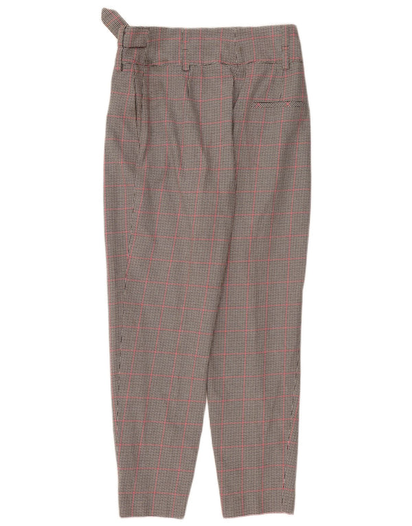 Hugo Boss Dame Højtaljede Casual Bukser UK 10 Small W30 L27 Grå