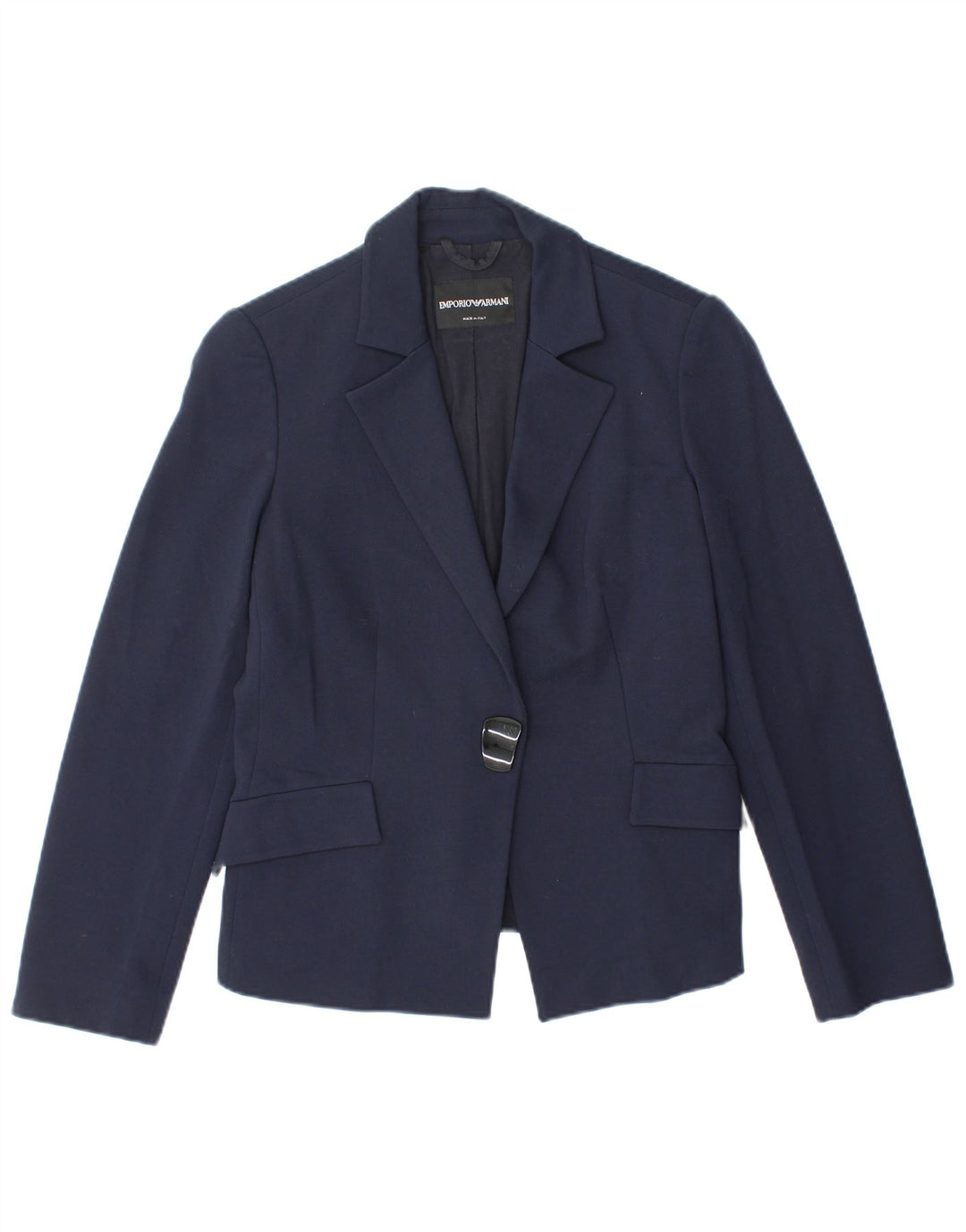 Emporio Armani Dame 1 Knap Blazer Jacket UK 10 Small Navy Blue