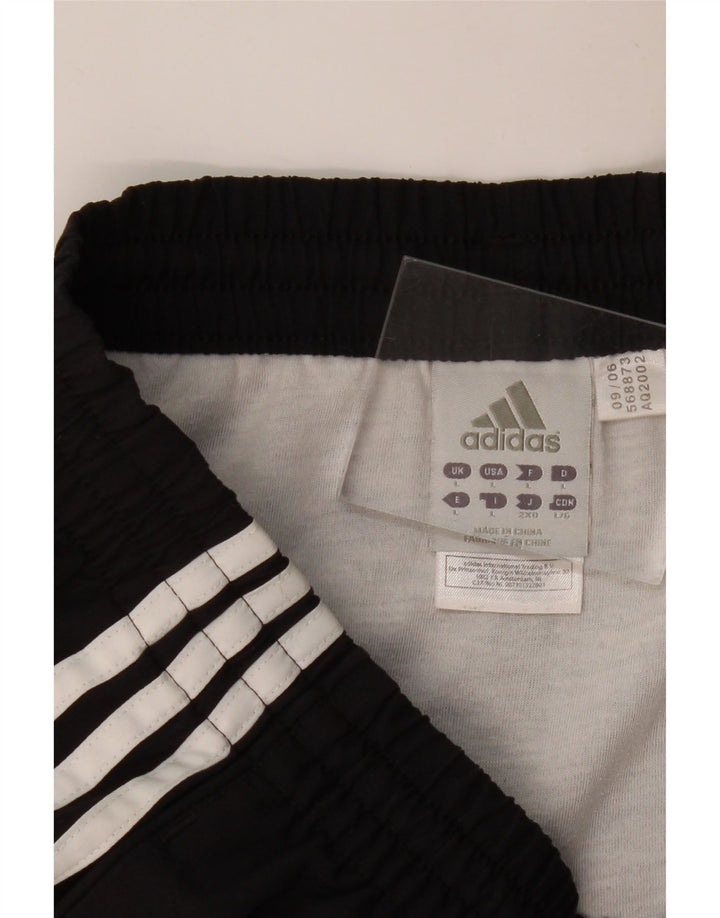 ADIDAS Sportsshorts til mænd, store sorte polyester