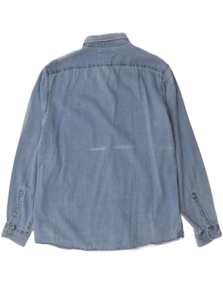 CELIO Mens Denim Shirt XL Blue Vintage Celio and Second-Hand Celio from Messina Hembry 