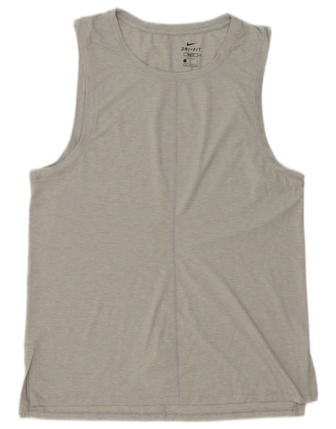 Nike Herre Dri Fit Slim Vest Top Stor Grå Polyester