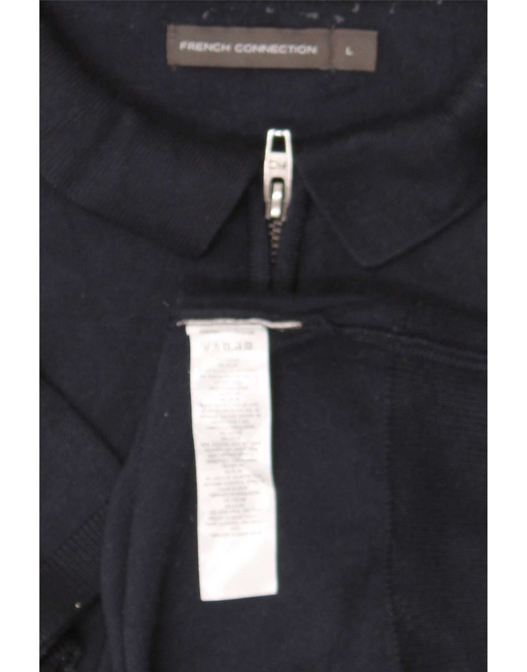 French Connection Herre poloshirt Stor marineblå viskose